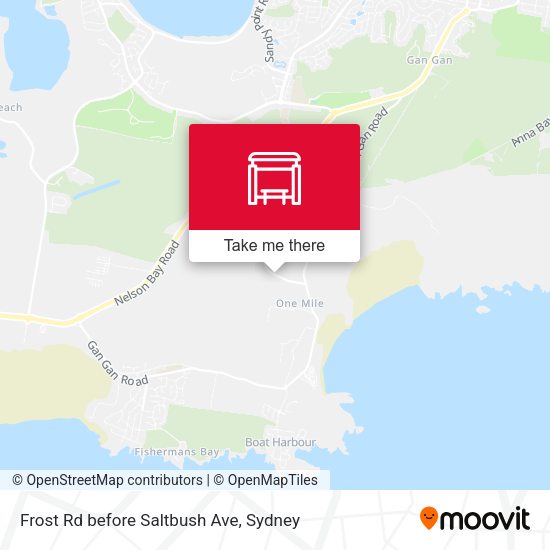 Frost Rd before Saltbush Ave map