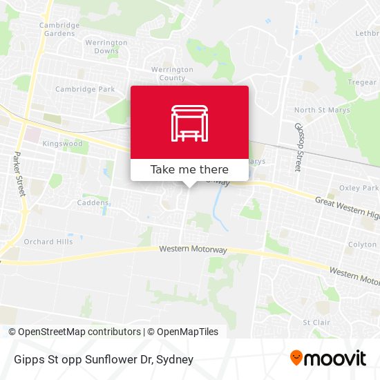 Gipps St opp Sunflower Dr map