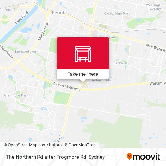 The Northern Rd after Frogmore Rd map
