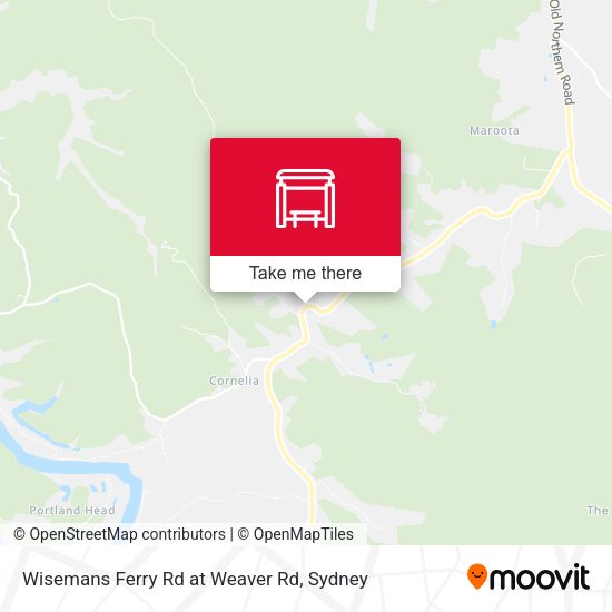 Wisemans Ferry Rd at Weaver Rd map