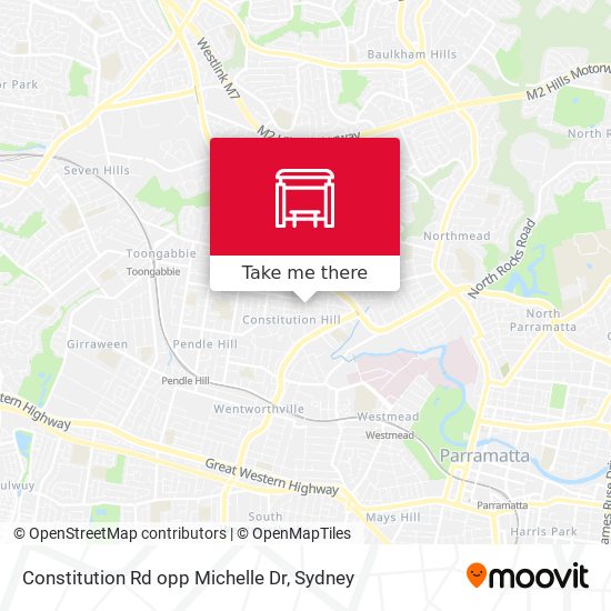 Constitution Rd opp Michelle Dr map