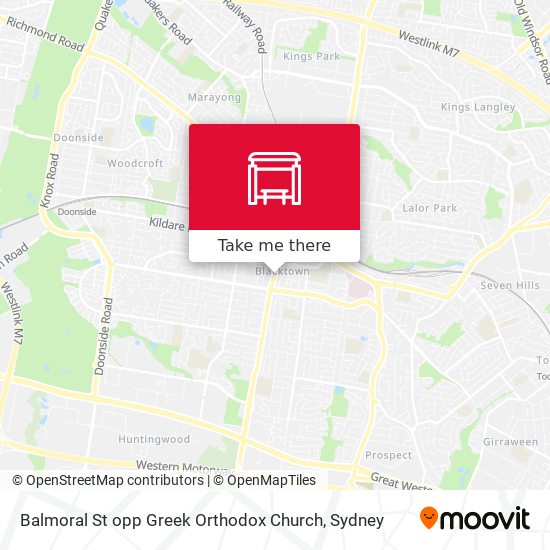 Balmoral St opp Greek Orthodox Church map