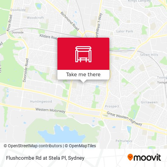 Flushcombe Rd at Stela Pl map