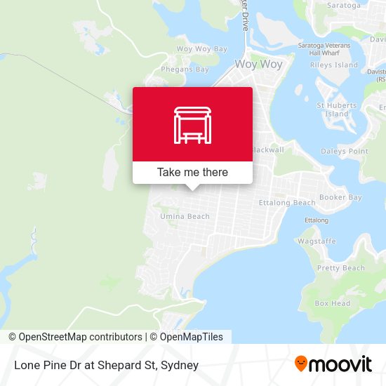 Lone Pine Dr at Shepard St map