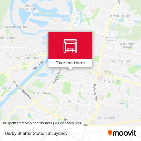 Derby St after Station St map