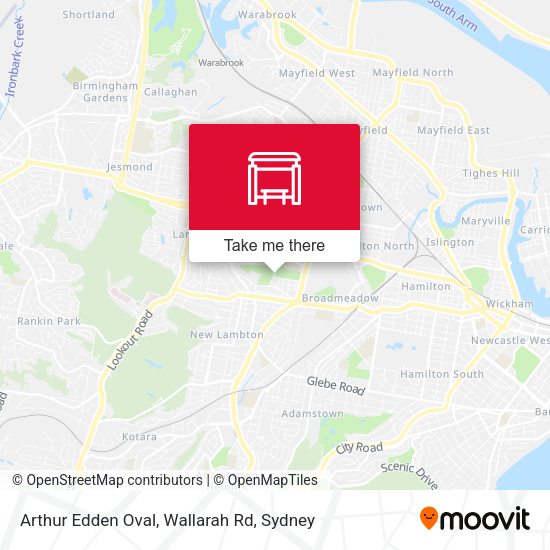 Arthur Edden Oval, Wallarah Rd map