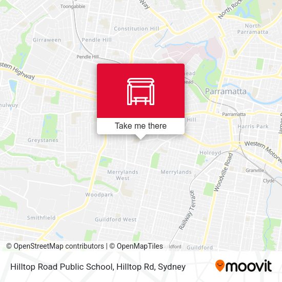 Hilltop Road Public School, Hilltop Rd map