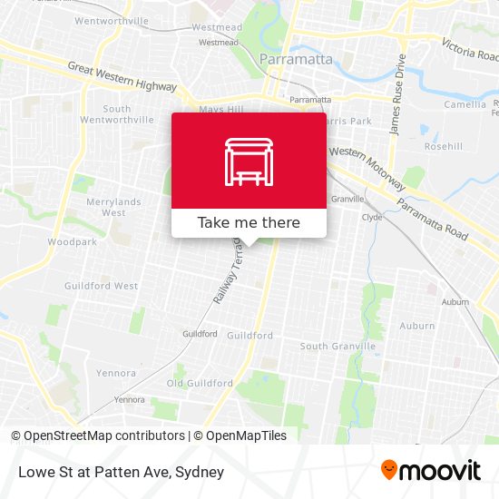 Lowe St at Patten Ave map
