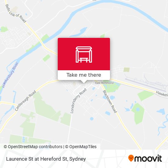 Laurence St at Hereford St map