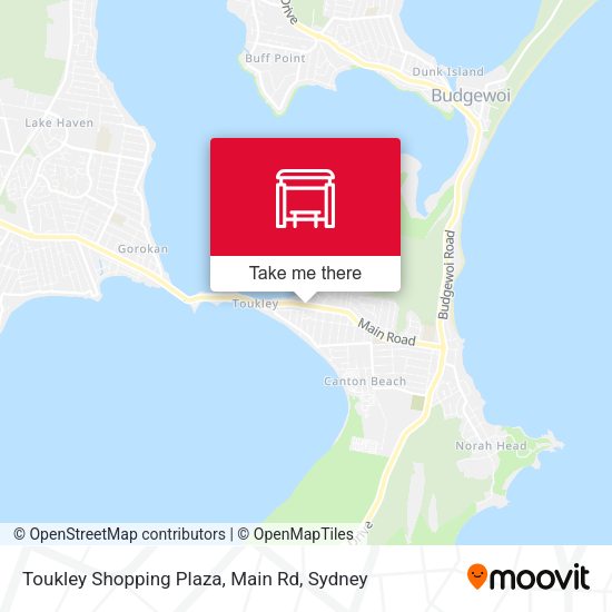 Toukley Shopping Plaza, Main Rd map
