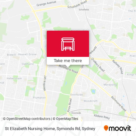 St Elizabeth Nursing Home, Symonds Rd map