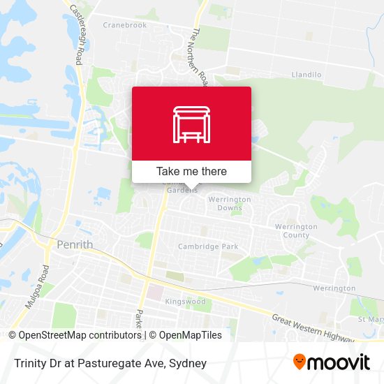 Trinity Dr at Pasturegate Ave map