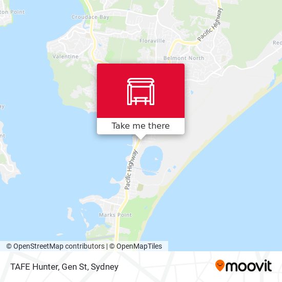 TAFE Hunter, Gen St map