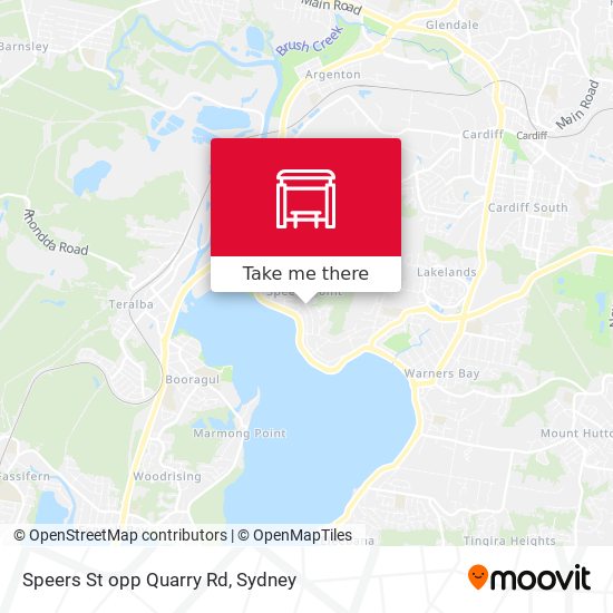 Speers St opp Quarry Rd map