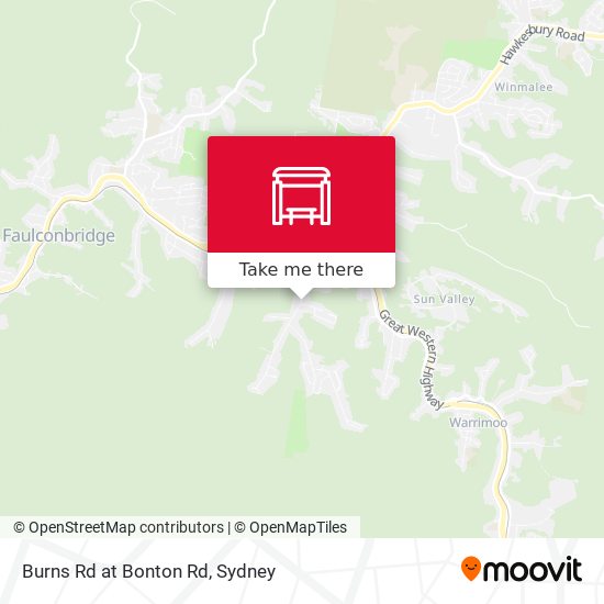 Burns Rd at Bonton Rd map