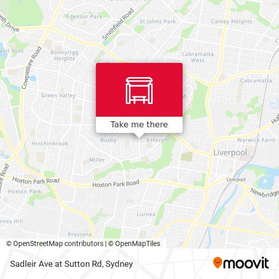 Sadleir Ave at Sutton Rd map