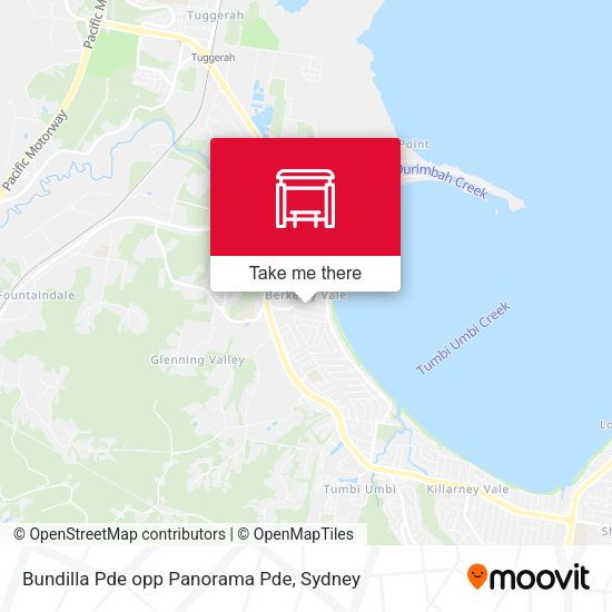 Bundilla Pde opp Panorama Pde map