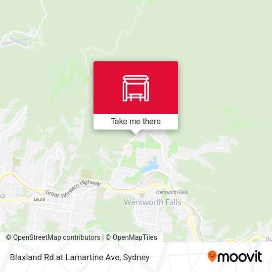 Blaxland Rd at Lamartine Ave map