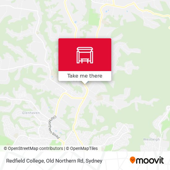 Redfield College, Old Northern Rd map