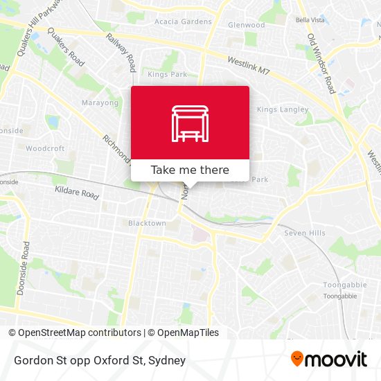 Gordon St opp Oxford St map
