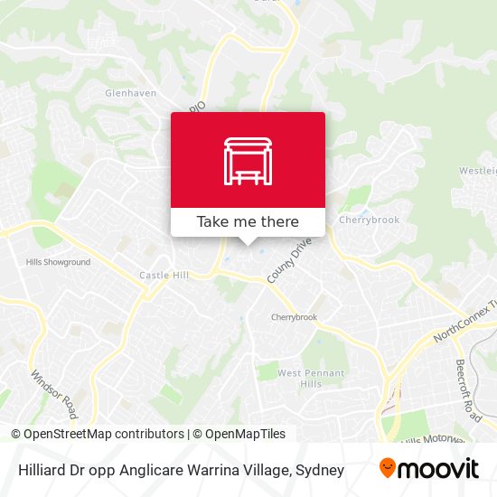 Hilliard Dr opp Anglicare Warrina Village map