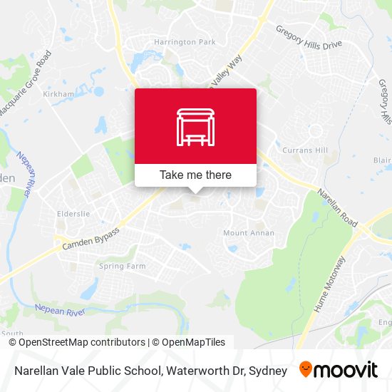 Narellan Vale Public School, Waterworth Dr map