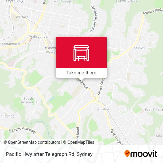 Pacific Hwy after Telegraph Rd map