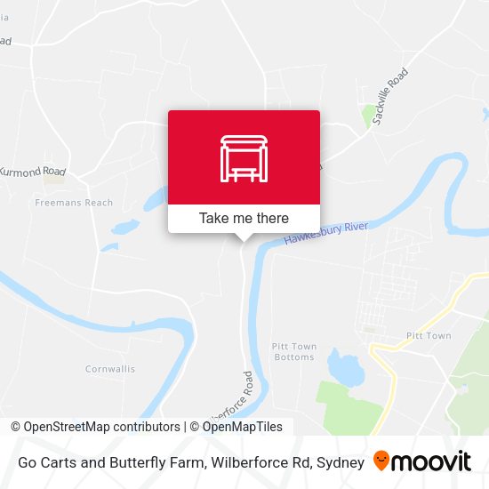 Go Carts and Butterfly Farm, Wilberforce Rd map
