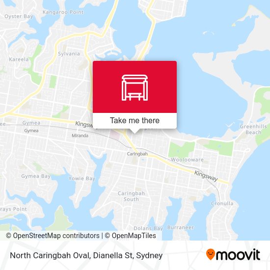 North Caringbah Oval, Dianella St map
