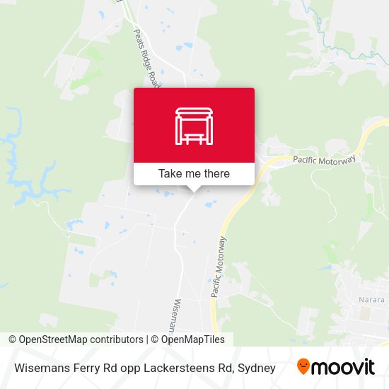 Wisemans Ferry Rd opp Lackersteens Rd map