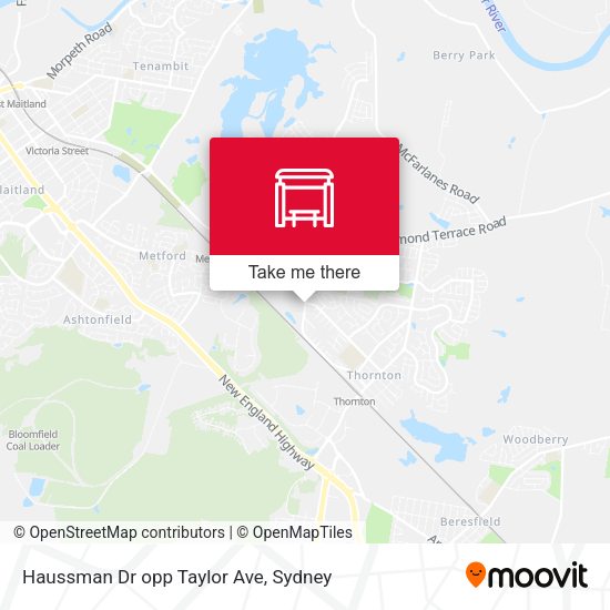 Haussman Dr opp Taylor Ave map