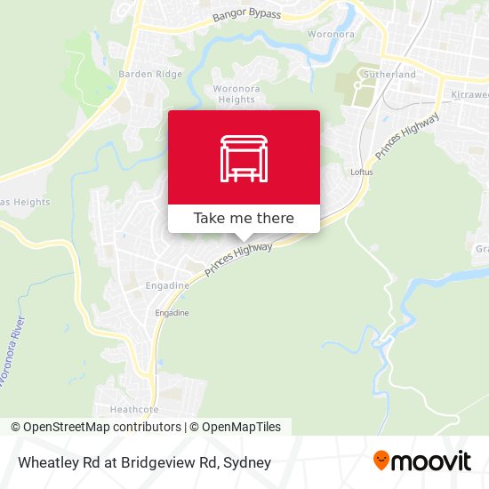 Wheatley Rd at Bridgeview Rd map