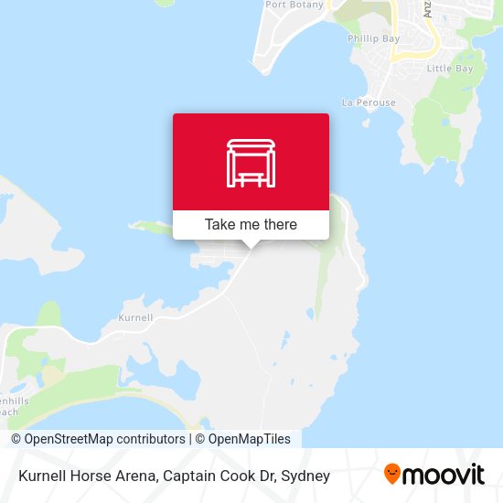 Kurnell Horse Arena, Captain Cook Dr map