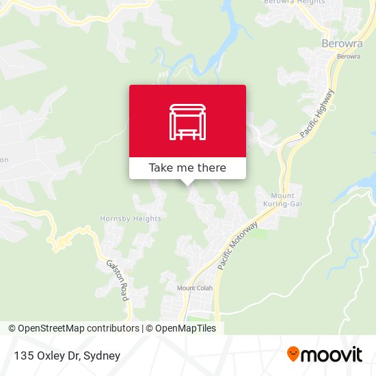 135 Oxley Dr map