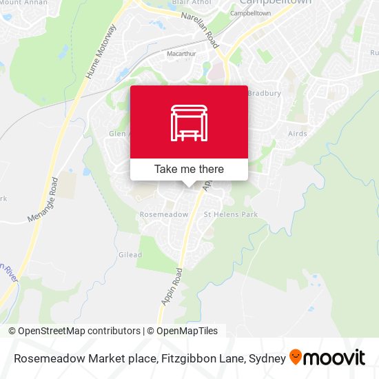 Rosemeadow Market place, Fitzgibbon Lane map