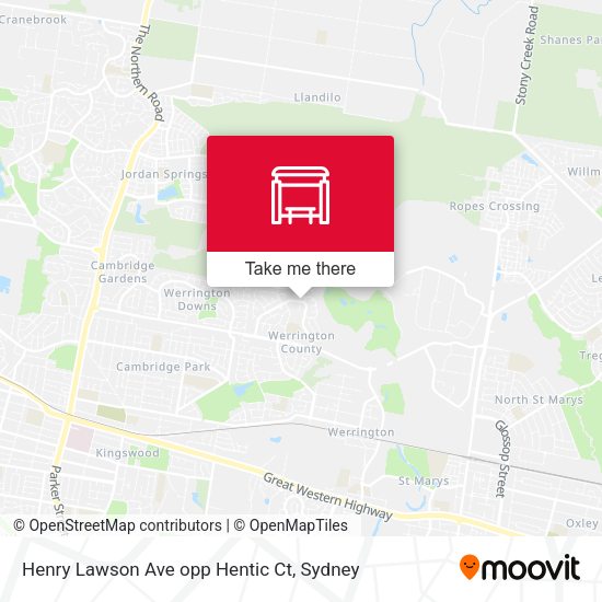 Henry Lawson Ave opp Hentic Ct map