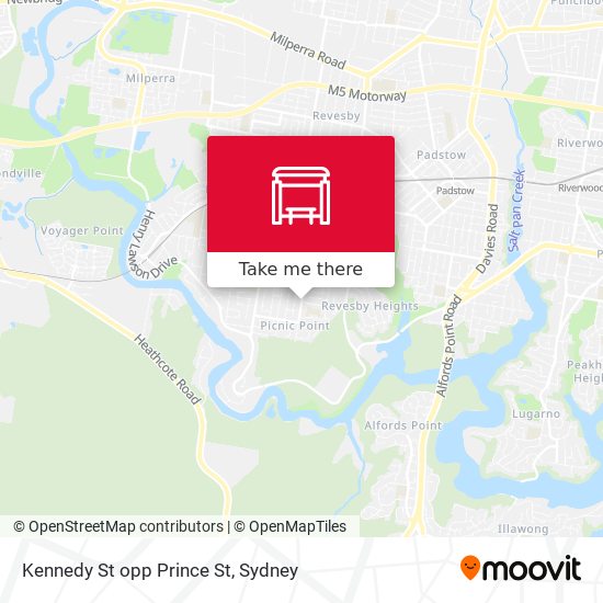 Kennedy St opp Prince St map