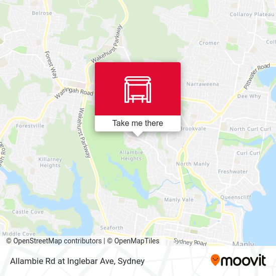 Allambie Rd at Inglebar Ave map