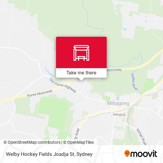 Welby Hockey Fields Joadja St map
