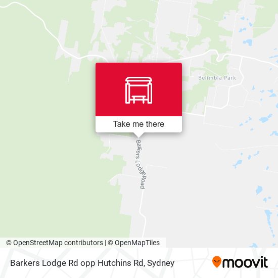 Barkers Lodge Rd opp Hutchins Rd map