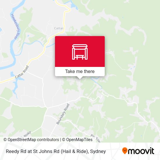 Reedy Rd at St Johns Rd (Hail & Ride) map