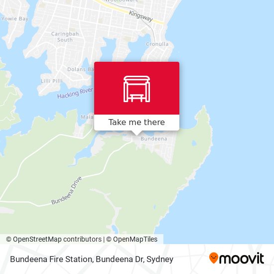 Mapa Bundeena Fire Station, Bundeena Dr