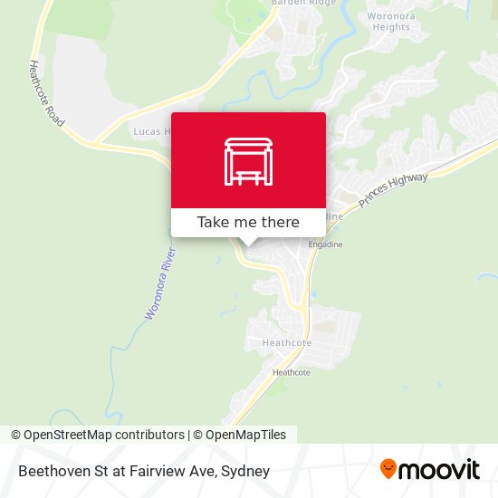 Beethoven St at Fairview Ave map