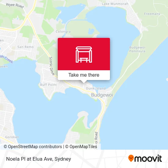 Noela Pl at Elua Ave map