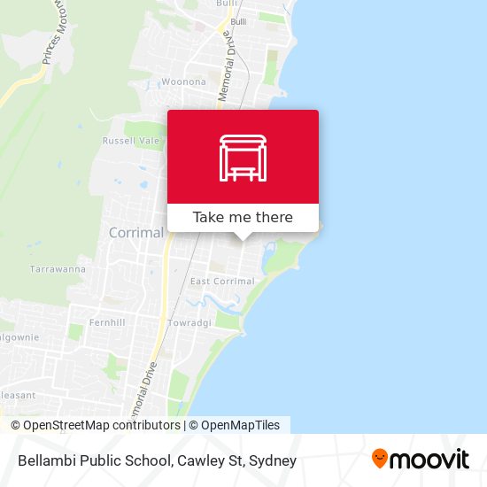 Bellambi Public School, Cawley St map