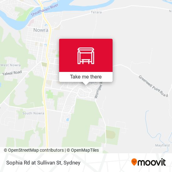 Sophia Rd at Sullivan St map