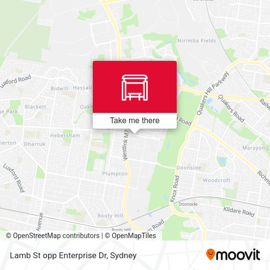 Lamb St opp Enterprise Dr map
