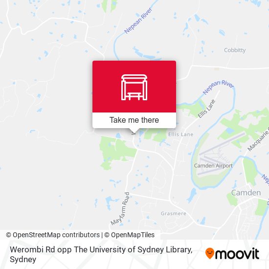 Werombi Rd opp The University of Sydney Library map