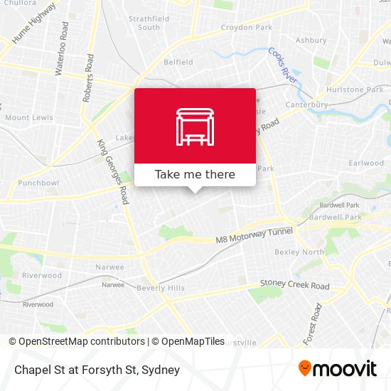 Chapel St at Forsyth St map
