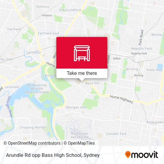 Arundle Rd opp Bass High School map